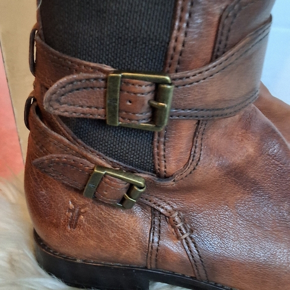 Frye Tall Anna Gore Side Zip Boots 6.5 - Picture 5 of 15